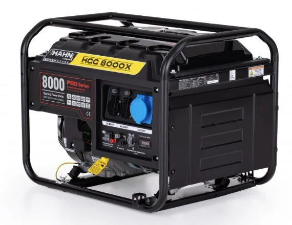 Hahn & Sohn HGG 8000X gasoline generator 5-year warranty